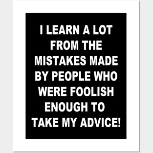 Learn from Mistakes Posters and Art